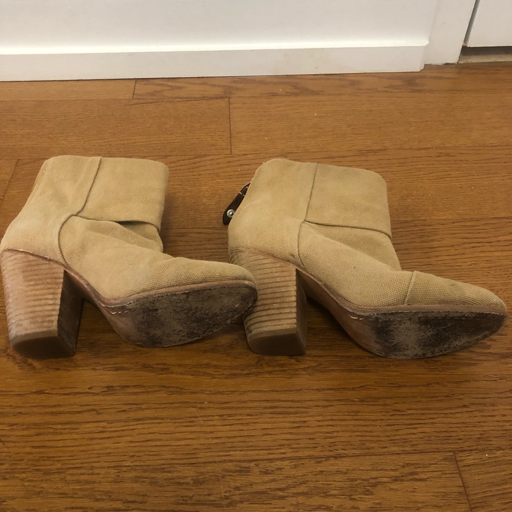 Rag & Bone Newbury Bootie In Tan Canvas - image 4